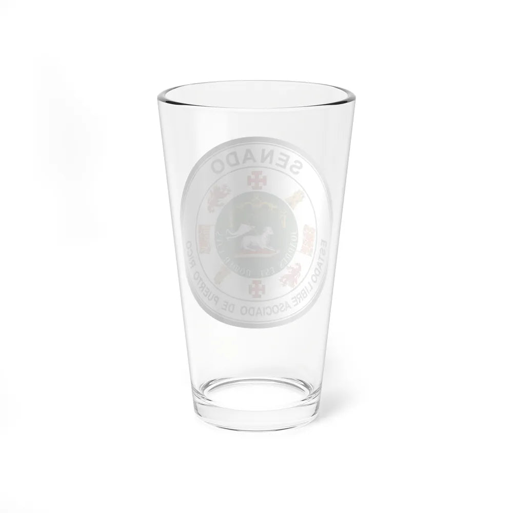 Seal of Puerto Rico Senate - Pint Glass 16oz-Go Mug Yourself