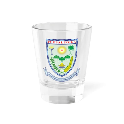 Seal of Purbalingga Regency (Indonesia) (Coat of Arms) Shot Glass 1.5oz 1.5oz - Go Mug Yourself