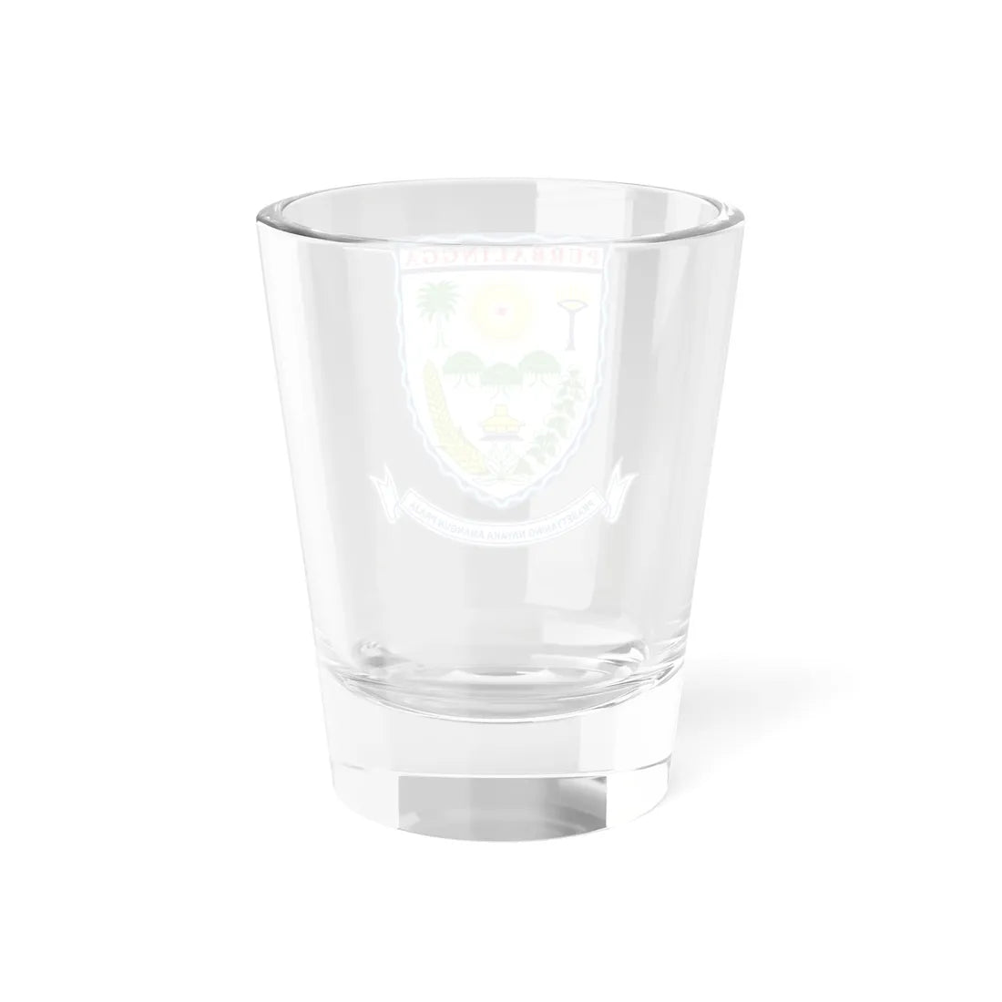 Seal of Purbalingga Regency (Indonesia) (Coat of Arms) Shot Glass 1.5oz - Go Mug Yourself