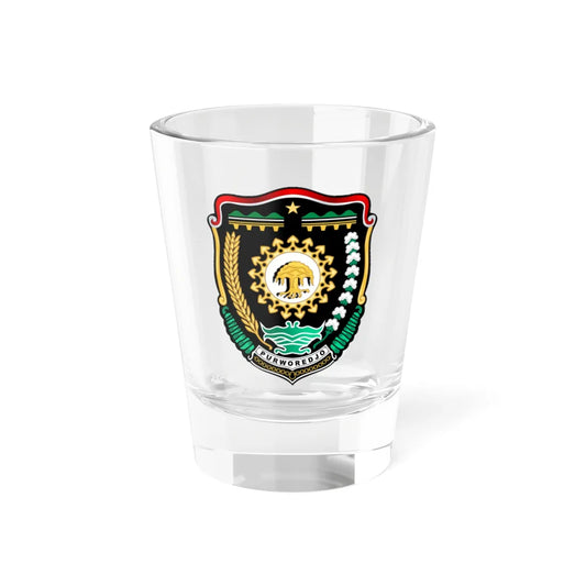 Seal of Purworejo Regency (Indonesia) (Coat of Arms) Shot Glass 1.5oz 1.5oz - Go Mug Yourself
