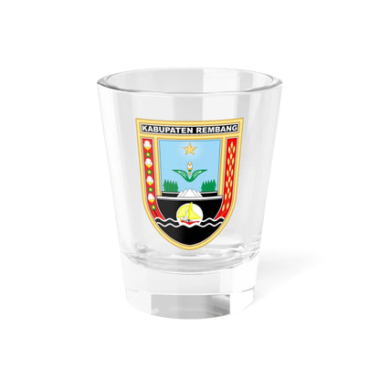 Seal of Rembang Regency (Indonesia) (Coat of Arms) Shot Glass 1.5oz 1.5oz - Go Mug Yourself