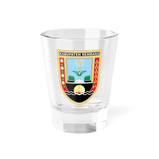 Seal of Rembang Regency (Indonesia) (Coat of Arms) Shot Glass 1.5oz 1.5oz - Go Mug Yourself