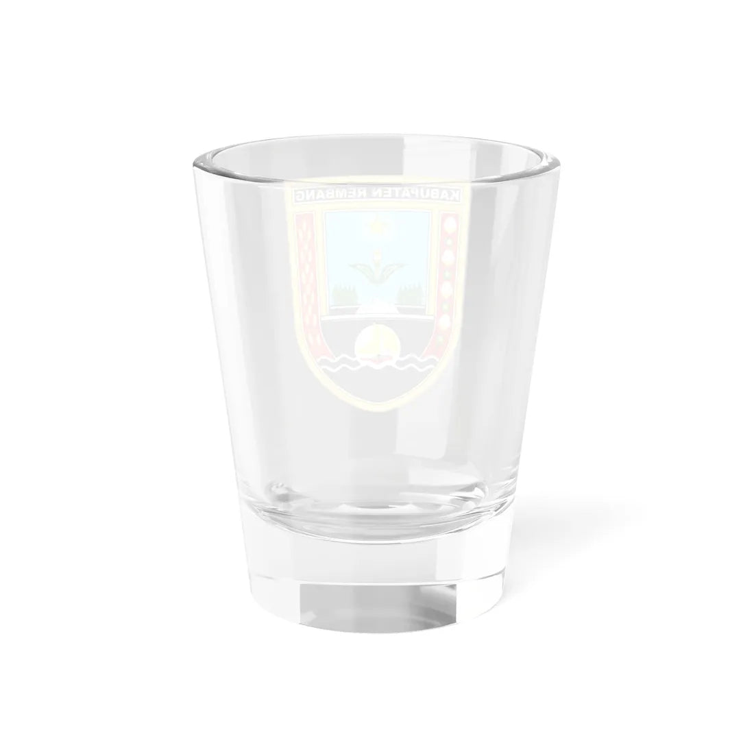 Seal of Rembang Regency (Indonesia) (Coat of Arms) Shot Glass 1.5oz - Go Mug Yourself