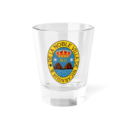 Seal of Rivas (Costa Rica) (Coat of Arms) Shot Glass 1.5oz 1.5oz - Go Mug Yourself