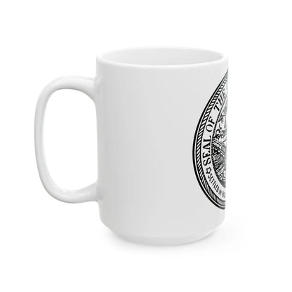 Seal of Rochester New York - White Coffee Mug-Go Mug Yourself