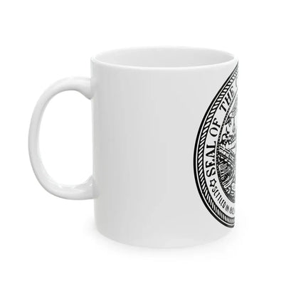 Seal of Rochester New York - White Coffee Mug - Go Mug Yourself