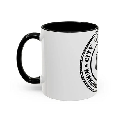 Seal of Rockford Illinois - Accent Coffee Mug - Go Mug Yourself