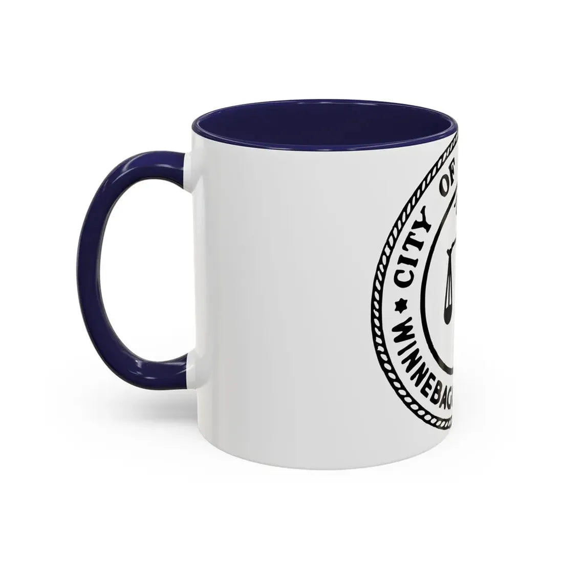 Seal of Rockford Illinois - Accent Coffee Mug - Go Mug Yourself