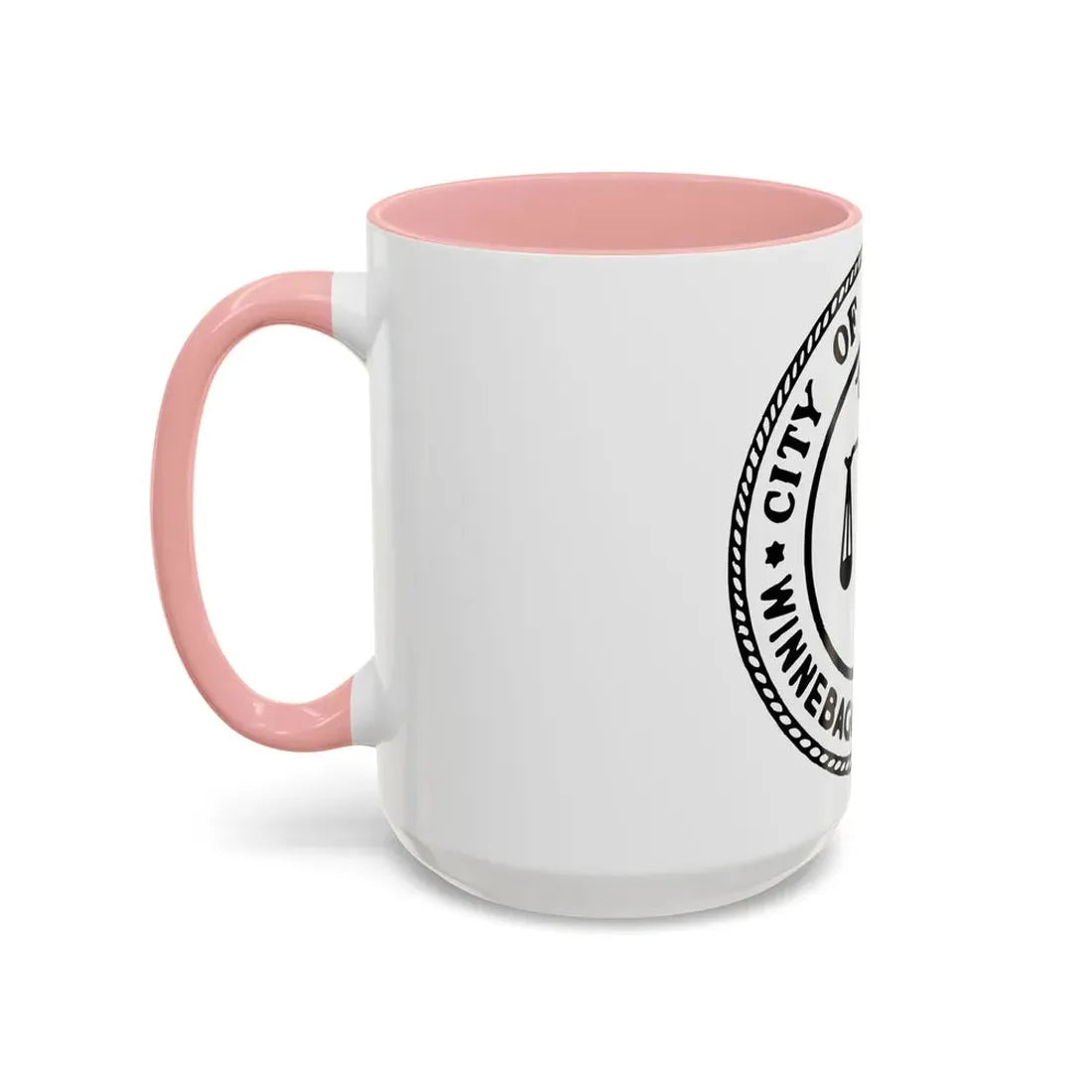 Seal of Rockford Illinois - Accent Coffee Mug - Go Mug Yourself