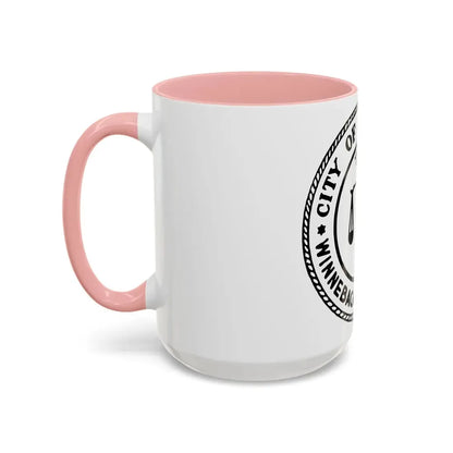 Seal of Rockford Illinois - Accent Coffee Mug - Go Mug Yourself