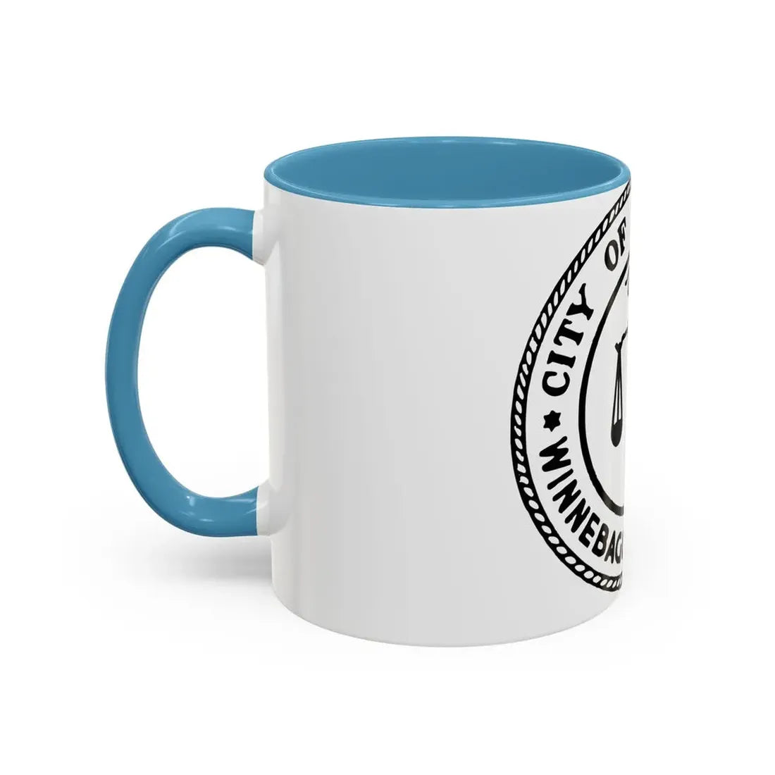 Seal of Rockford Illinois - Accent Coffee Mug - Go Mug Yourself