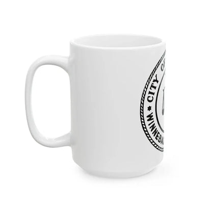 Seal of Rockford Illinois - White Coffee Mug - Go Mug Yourself