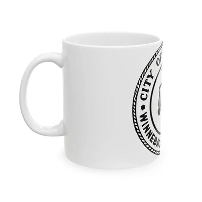 Seal of Rockford Illinois - White Coffee Mug - Go Mug Yourself