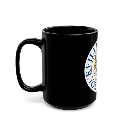 Seal of Rockville Maryland - Black Coffee Mug - Go Mug Yourself