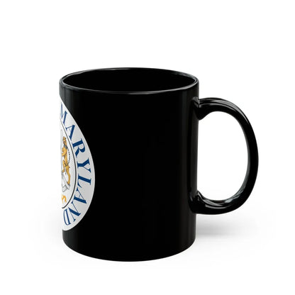 Seal of Rockville Maryland - Black Coffee Mug-Go Mug Yourself