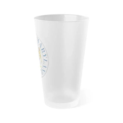 Seal of Rockville Maryland - Frosted Pint Glass 16oz - Go Mug Yourself