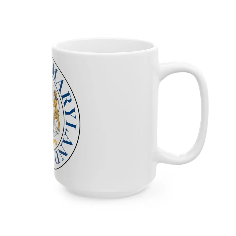 Seal of Rockville Maryland - White Coffee Mug-Go Mug Yourself