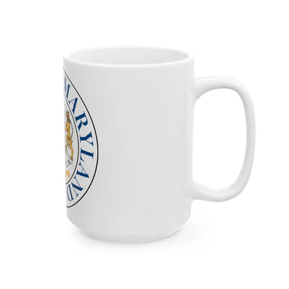 Seal of Rockville Maryland - White Coffee Mug-Go Mug Yourself