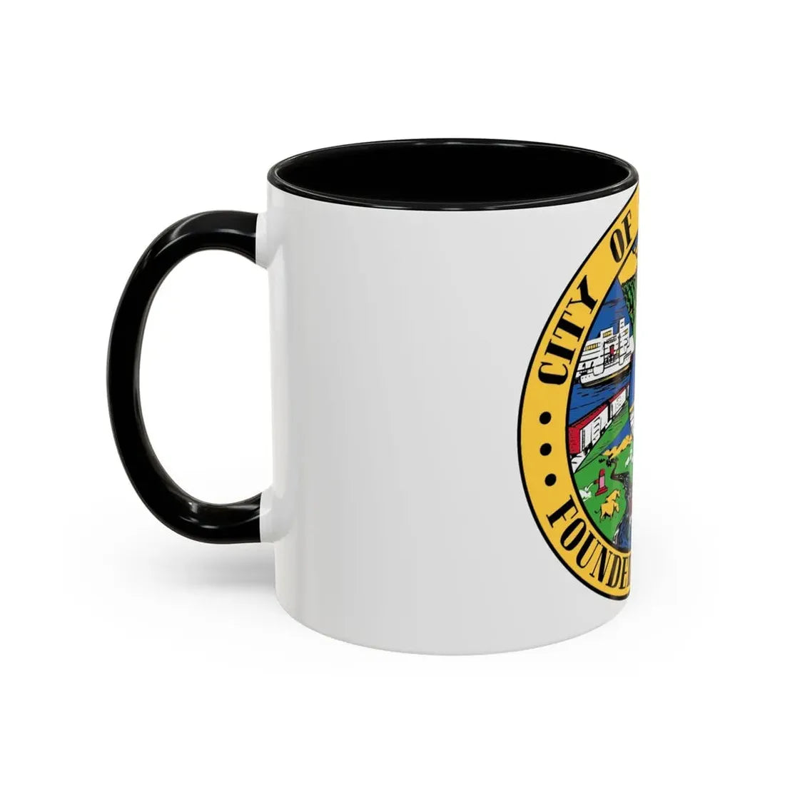 Seal of Sacramento California - Accent Coffee Mug - Go Mug Yourself