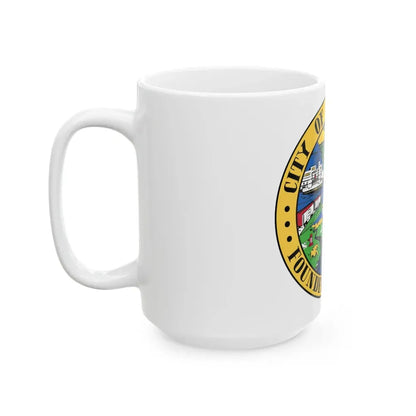 Seal of Sacramento California - White Coffee Mug - Go Mug Yourself