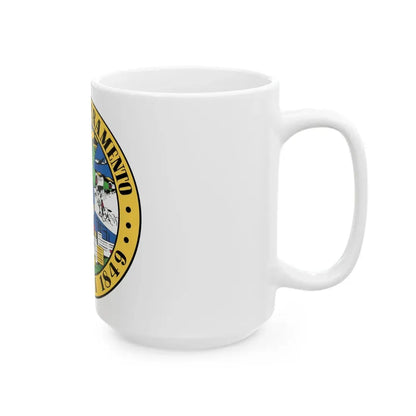 Seal of Sacramento California - White Coffee Mug - Go Mug Yourself