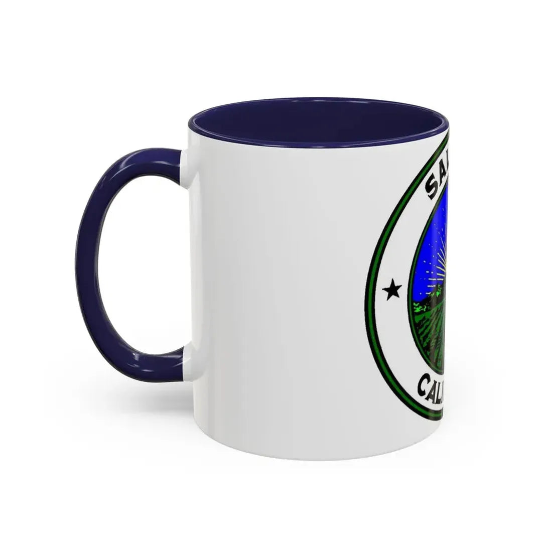 Seal of Salinas California - Accent Coffee Mug - Go Mug Yourself