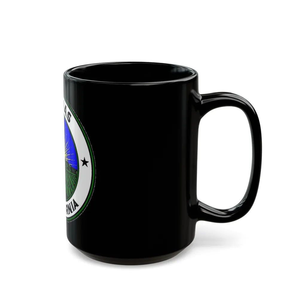 Seal of Salinas California - Black Coffee Mug-Go Mug Yourself