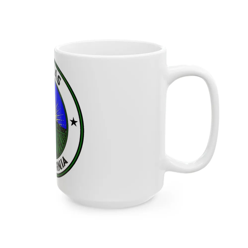 Seal of Salinas California - White Coffee Mug-Go Mug Yourself