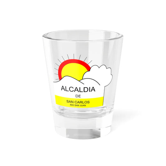 Seal of San Carlos Nicaragua (Nicaragua) (Coat of Arms) Shot Glass 1.5oz 1.5oz - Go Mug Yourself