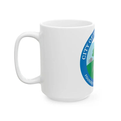Seal of Santa Clarita California - White Coffee Mug - Go Mug Yourself