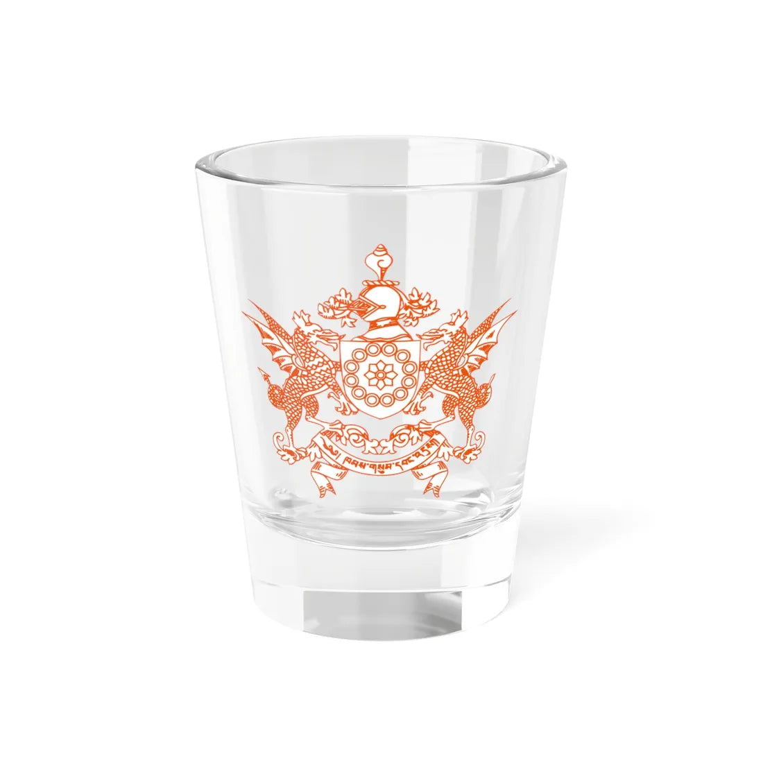 Seal of Sikkim (India) (Coat of Arms) Shot Glass 1.5oz 1.5oz - Go Mug Yourself