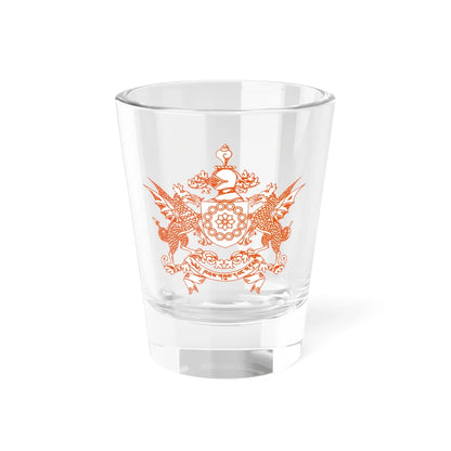 Seal of Sikkim (India) (Coat of Arms) Shot Glass 1.5oz 1.5oz - Go Mug Yourself