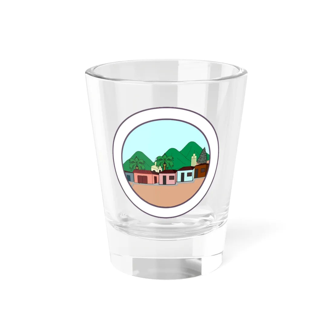 Seal of Somoto (Nicaragua) (Coat of Arms) Shot Glass 1.5oz 1.5oz - Go Mug Yourself