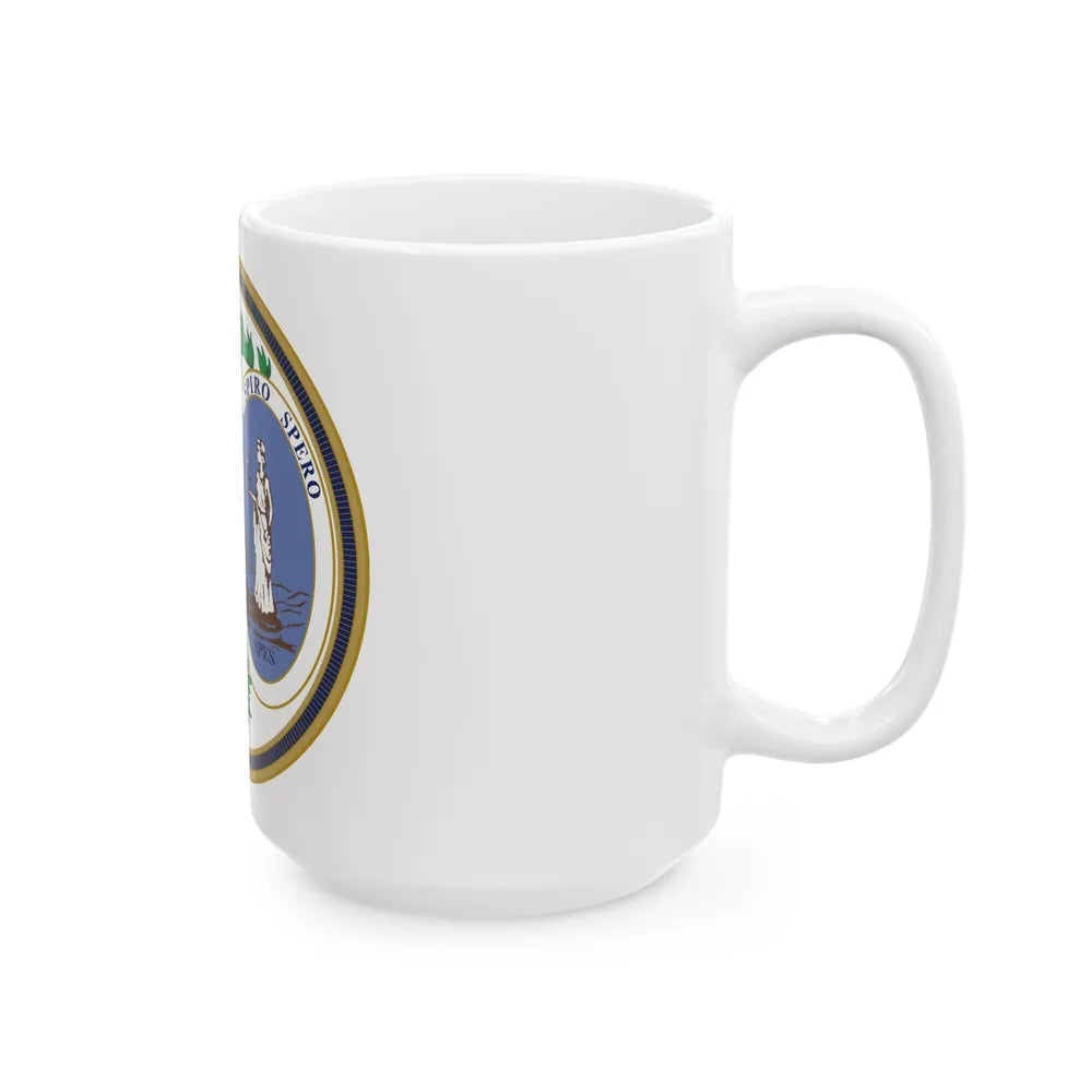 Seal of South Carolina v2 - White Coffee Mug-Go Mug Yourself