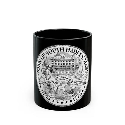 Seal of South Hadley Massachusetts - Black Coffee Mug 11oz - Go Mug Yourself