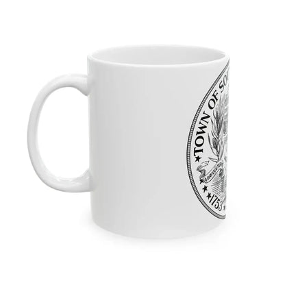 Seal of South Hadley Massachusetts - White Coffee Mug - Go Mug Yourself