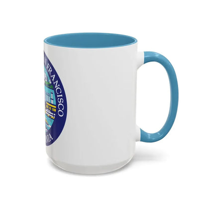 Seal of South San Francisco California - Accent Coffee Mug - Go Mug Yourself