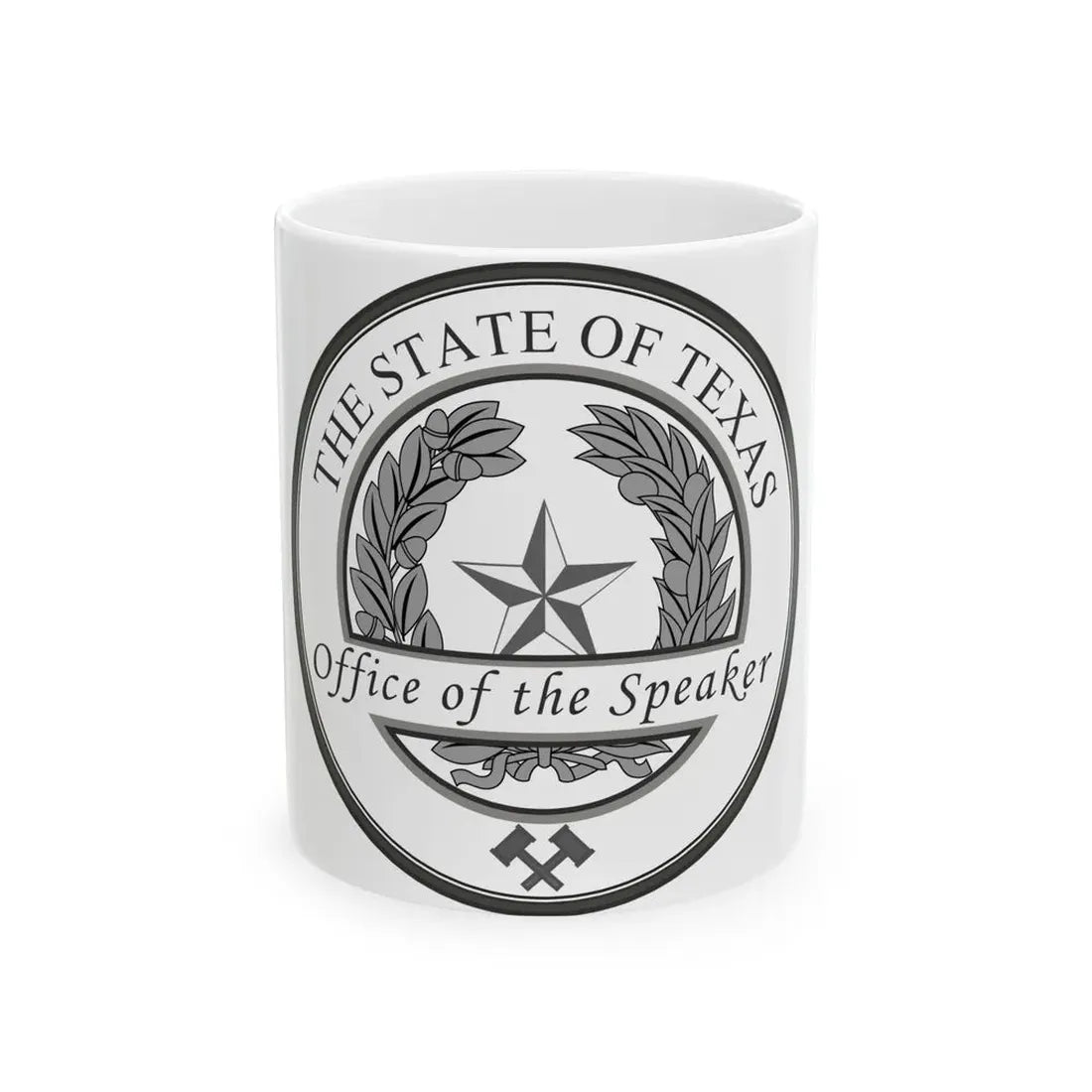 Seal of Speaker of the House of Texas - White Coffee Mug 11oz - Go Mug Yourself