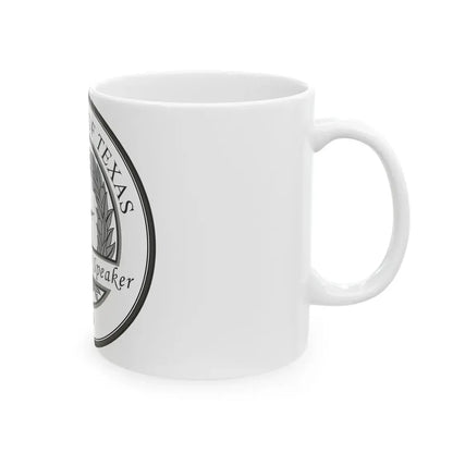 Seal of Speaker of the House of Texas - White Coffee Mug - Go Mug Yourself
