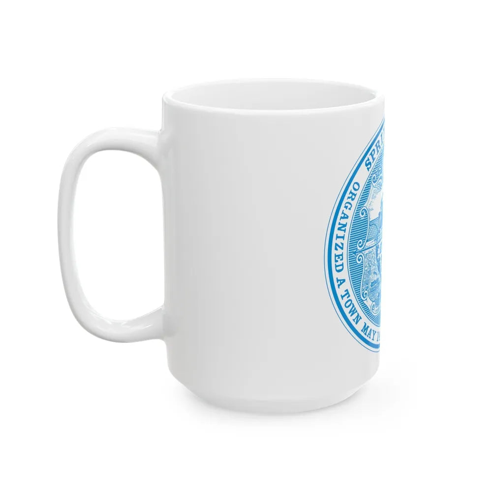 Seal of Springfield Massachusetts - White Coffee Mug-Go Mug Yourself