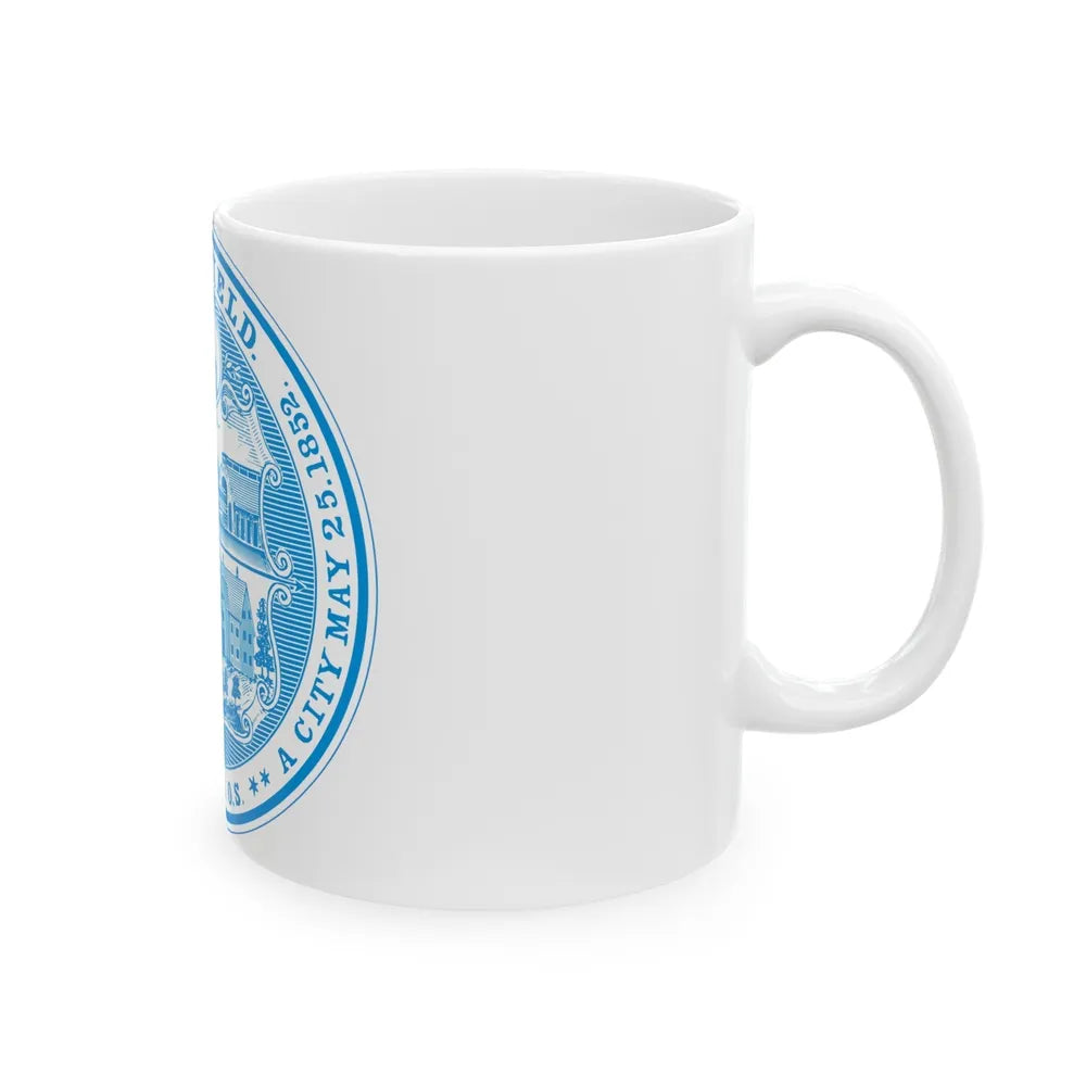 Seal of Springfield Massachusetts - White Coffee Mug-Go Mug Yourself