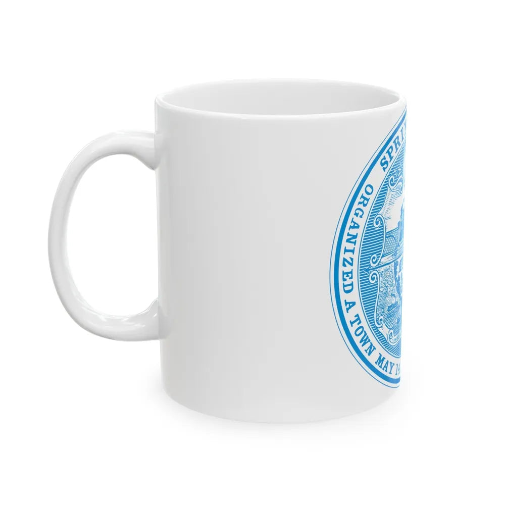 Seal of Springfield Massachusetts - White Coffee Mug-Go Mug Yourself