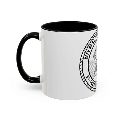 Seal of St. Petersburg Florida - Accent Coffee Mug - Go Mug Yourself