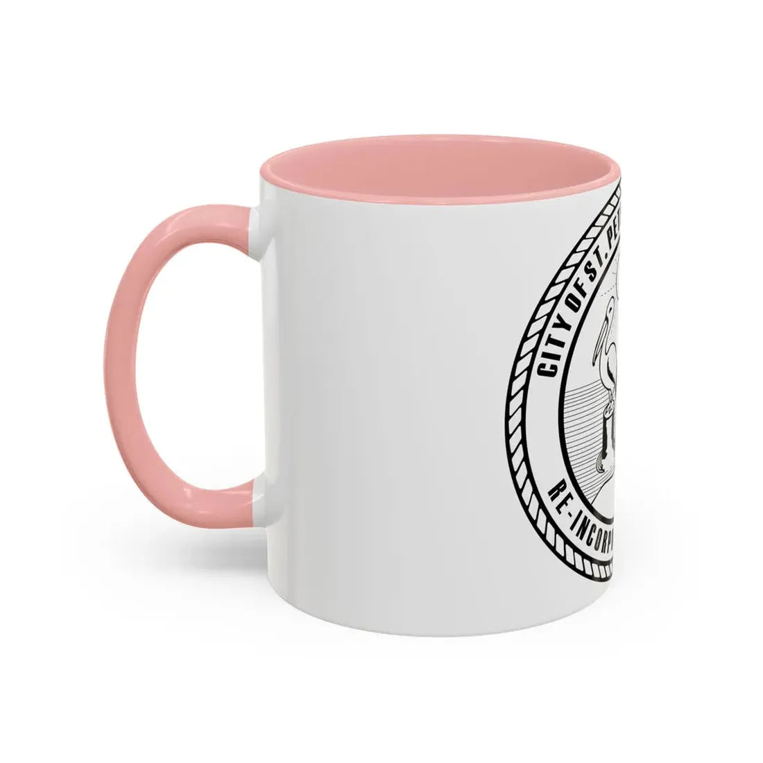 Seal of St. Petersburg Florida - Accent Coffee Mug - Go Mug Yourself