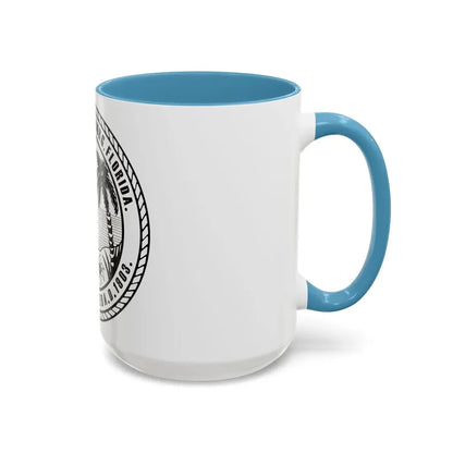 Seal of St. Petersburg Florida - Accent Coffee Mug - Go Mug Yourself