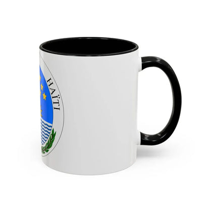 Seal of State of Haiti - Accent Coffee Mug - Go Mug Yourself