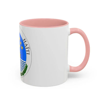 Seal of State of Haiti - Accent Coffee Mug - Go Mug Yourself
