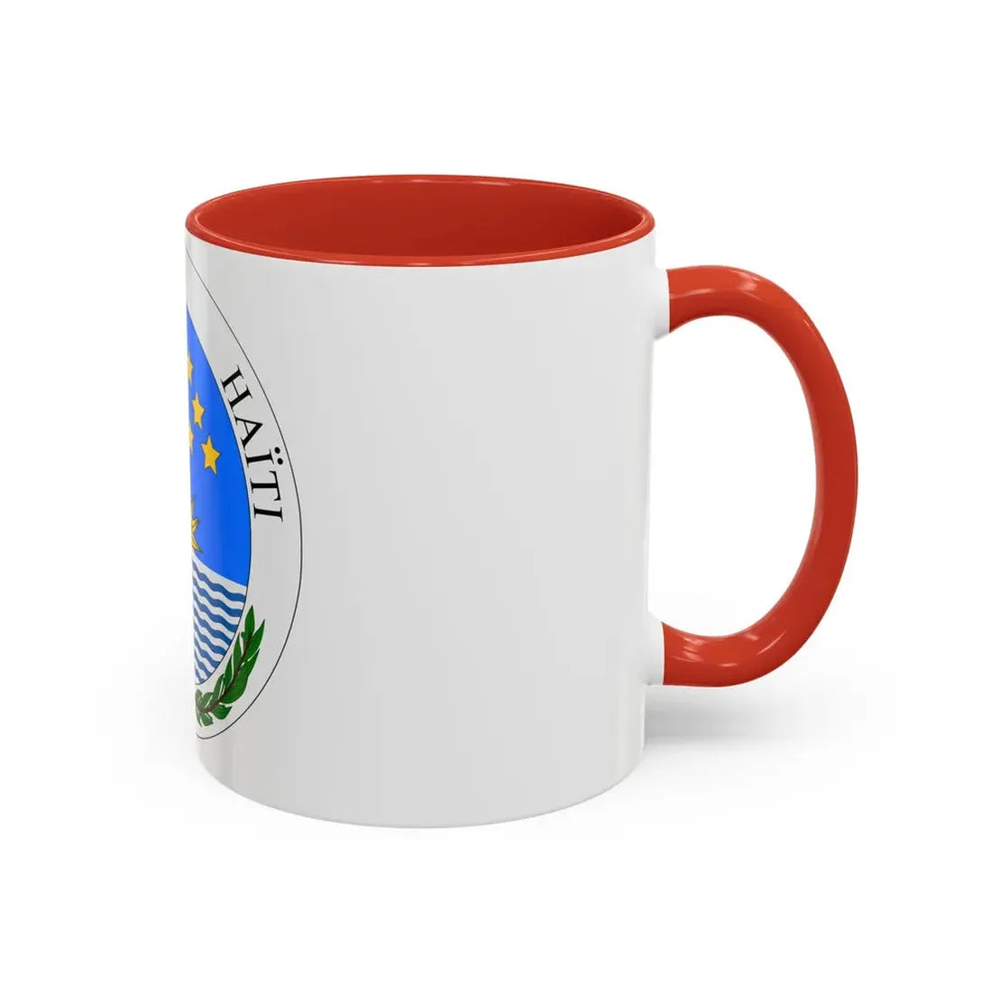 Seal of State of Haiti - Accent Coffee Mug - Go Mug Yourself