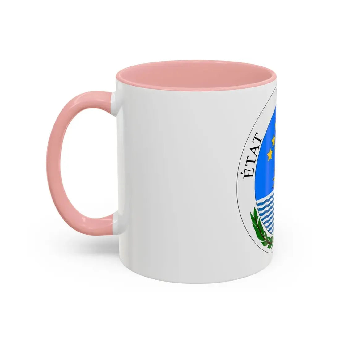 Seal of State of Haiti - Accent Coffee Mug - Go Mug Yourself