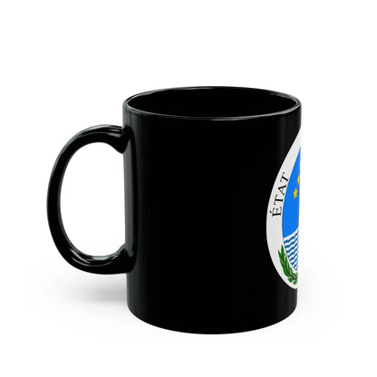 Seal of State of Haiti - Black Coffee Mug-Go Mug Yourself